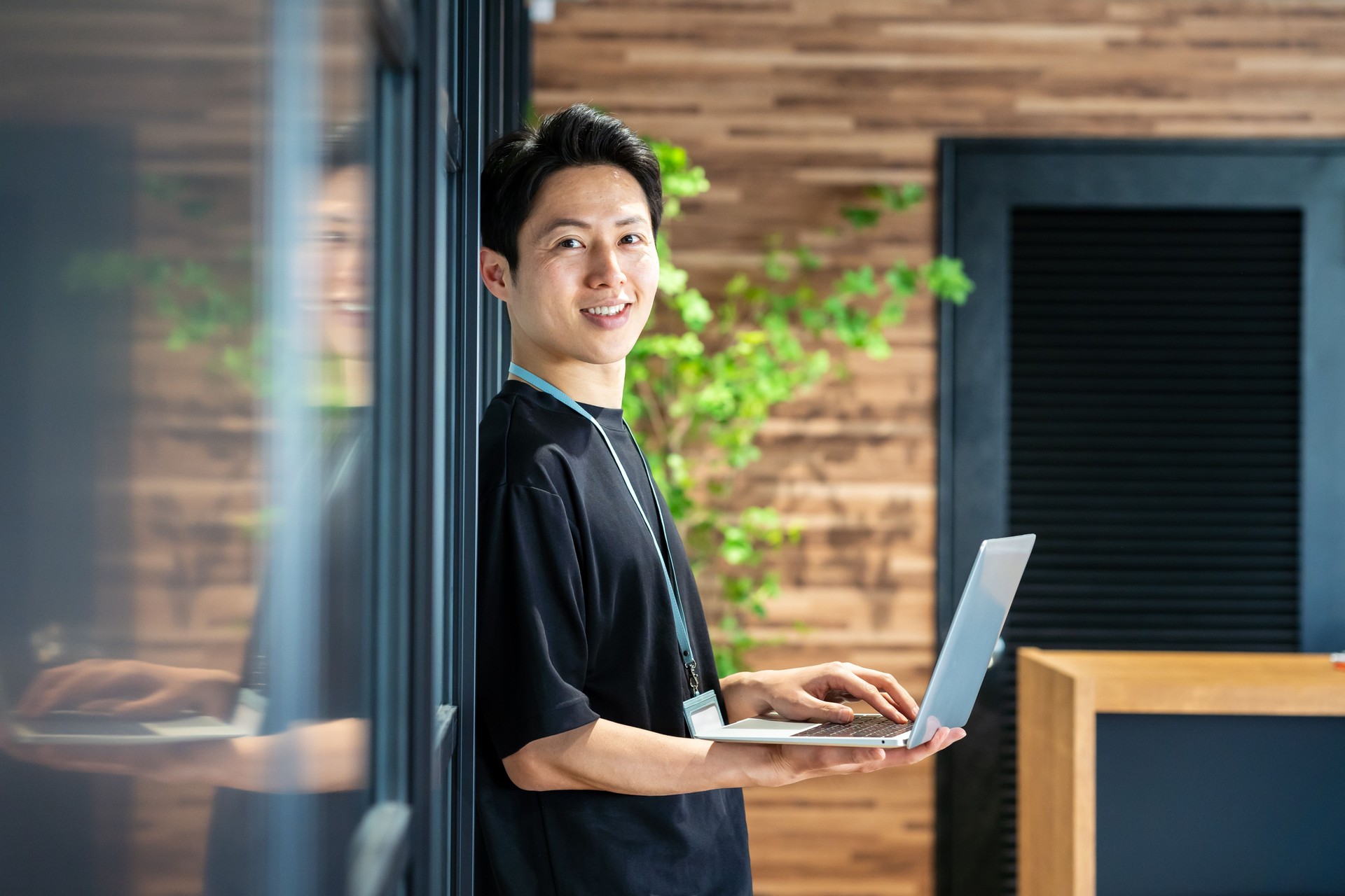 business person working in office